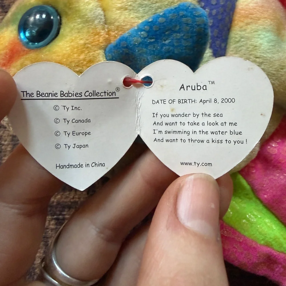 Ty Aruba Beanie Baby Vintage 2000